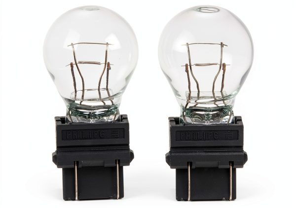 Philips Tail Light Bulb 3057LLB2 White Fit-0