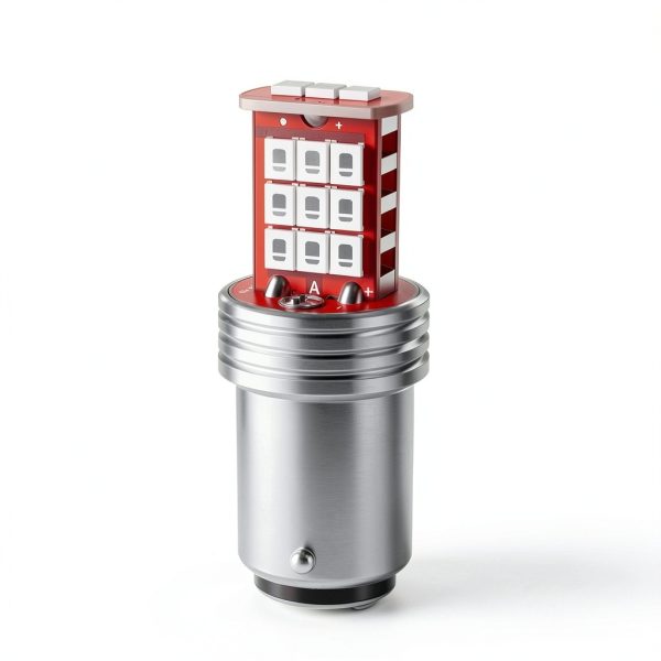 1157 LED Brake Light FANTELI Strobe Red Bulb-1