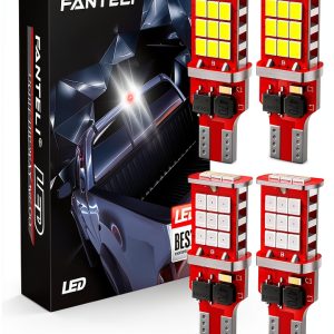 FANTELI 921/912 LED Brake Light Red White-0