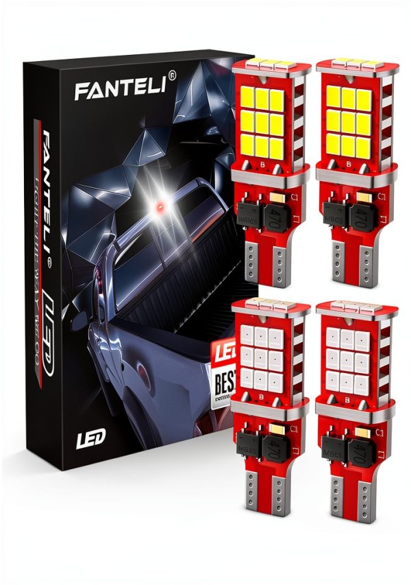 FANTELI 921/912 LED Brake Light Red White-0