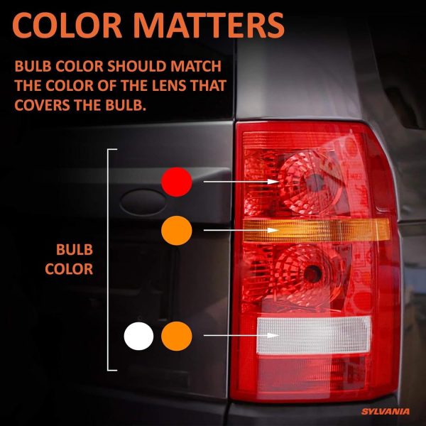 Sylvania Amber LED 3157 Bulbs for Vehicles-6