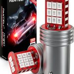 1157 LED Brake Light FANTELI Strobe Red Bulb-0
