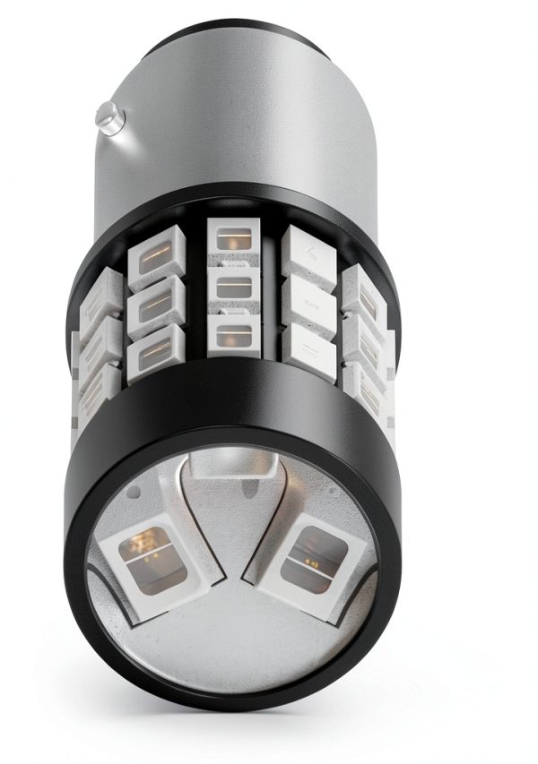 LED Brake Light Bulbs Alla Lighting RedStrobe-8