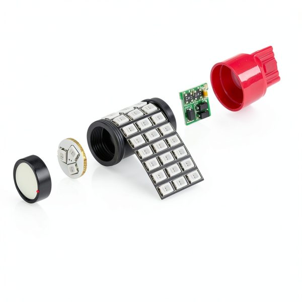 LED Brake Light Bulbs Alla Lighting RedStrobe-3