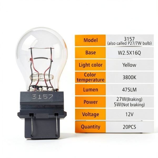 3157 Brake Light Bulb Lanuovx Bright LongLife-1