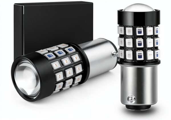LED Brake Light Bulbs Alla Lighting RedStrobe-0