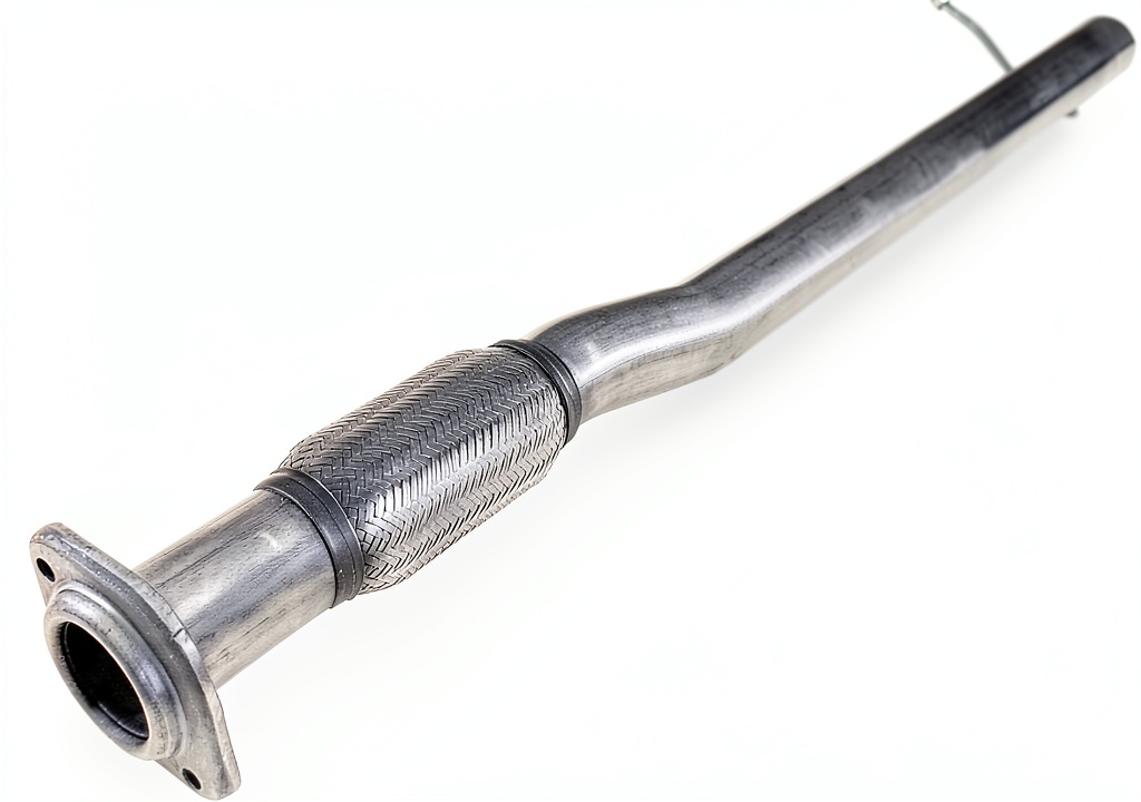 Tenneco exhaust extension pipe installed on a Silverado truck