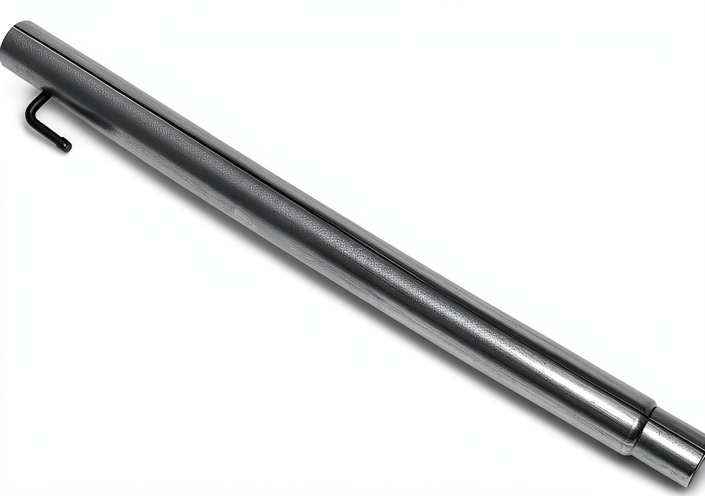 Installing Tenneco Clamp-On Exhaust Pipe Steel on a garage workbench