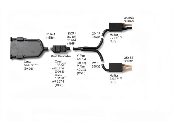 Tenneco Clamp-On Exhaust Extension for Corvette-1