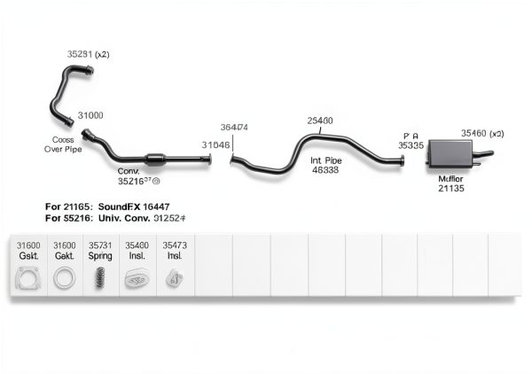 Tenneco Exhaust Extension Pipe Aluminum Steel-5