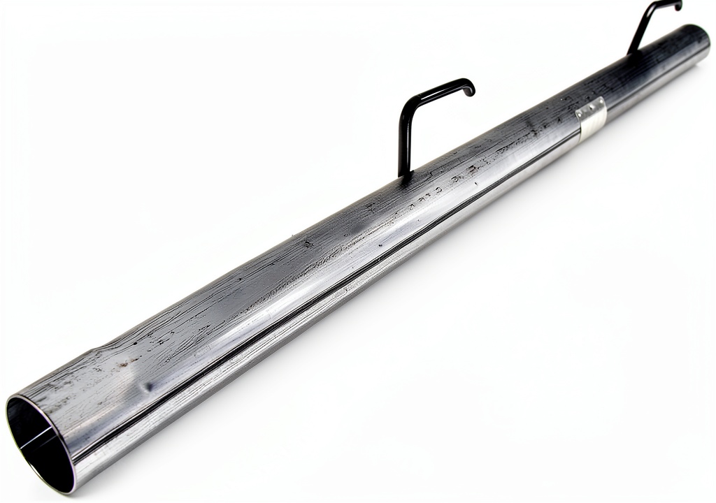 Installing Walker Exhaust Extension Pipe Clamp On Steel on a garage workbench