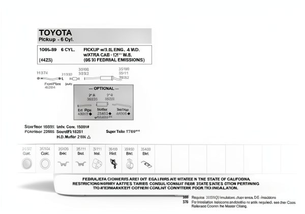 Tenneco Steel Exhaust Pipe for Toyota Pickup-1