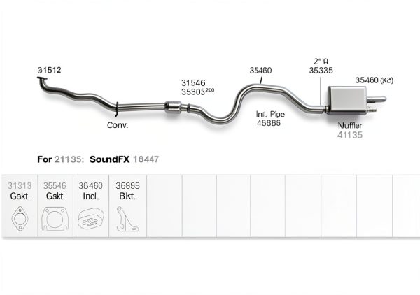 Tenneco Exhaust Extension Pipe Aluminum Steel-4
