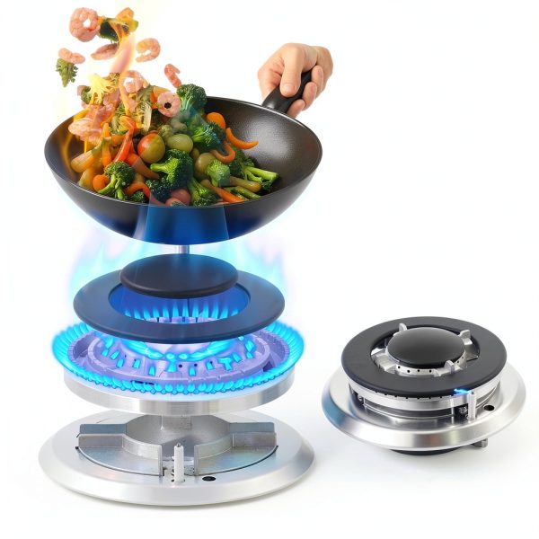 22x20 Gas Cooktop by forimo 4-Burner Stainless Steel 20W x 22L-2