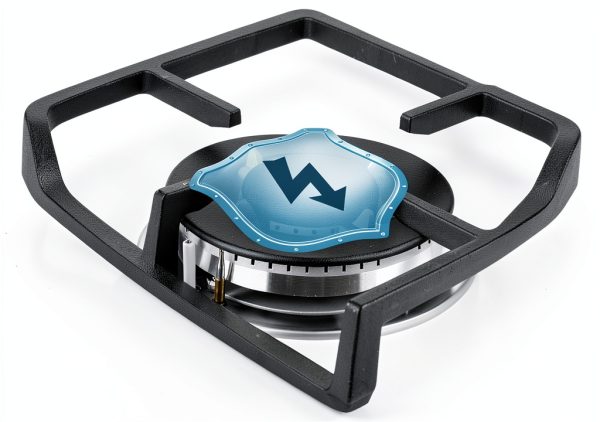 VEVOR 12" 2-Burner Cooktop Stainless Steel LPG/NG Convertible 12250BTU-3