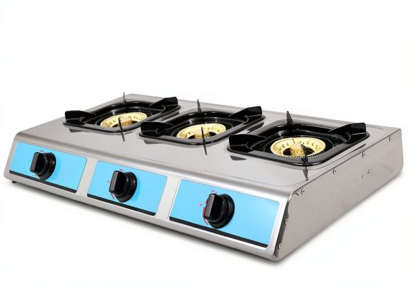 Stainless Steel 3 Burner Propane Gas Stove forimo Cooktop Ignition-1