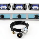 Stainless Steel 3 Burner Propane Gas Stove forimo Cooktop Ignition-0