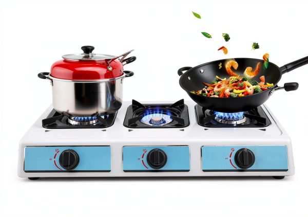 Stainless Steel 3 Burner Propane Gas Stove forimo Cooktop Ignition-6