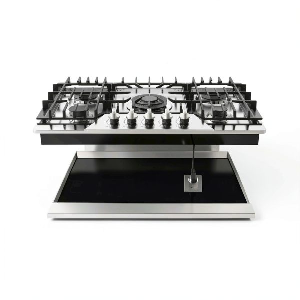 30 Inch Gas Cooktop TOPWISH 5‑Burner SABAF Stainless Steel Built‑In-2