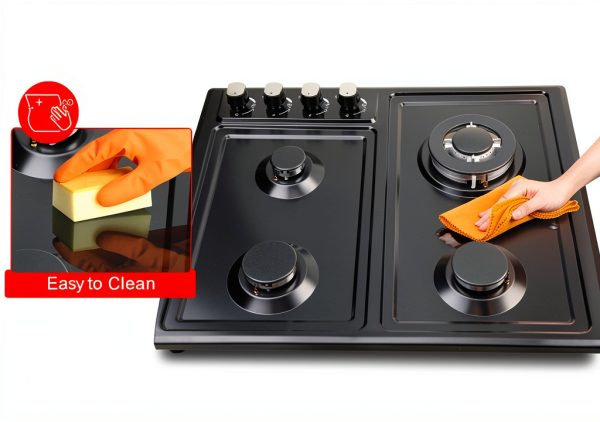 FORIMO Gas Cooktop 22 Inch Stainless Steel 4 Burner with Conversion-4