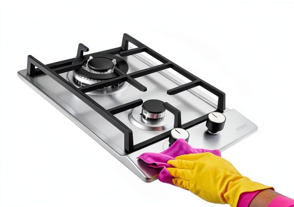 VEVOR 12" 2-Burner Cooktop Stainless Steel LPG/NG Convertible 12250BTU-5