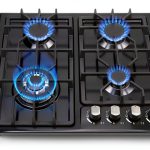 FORIMO Gas Cooktop 22 Inch Stainless Steel 4 Burner with Conversion-0