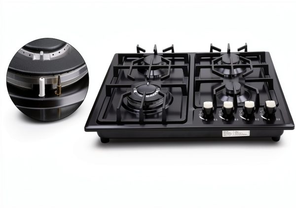 FORIMO Gas Cooktop 22 Inch Stainless Steel 4 Burner with Conversion-3