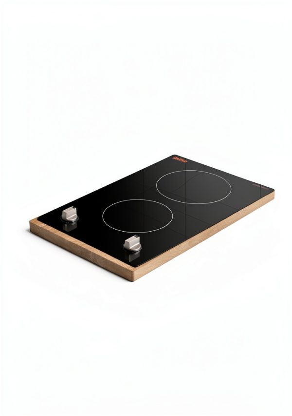 VEVOR Induction Cooktop, 1800W Electric Countertop Burner, 2 Burner Knob Control Stove, Built-in Induction Cooktop with 12 Temperature Settings, Glass Surface, Auto Shut-Off-4