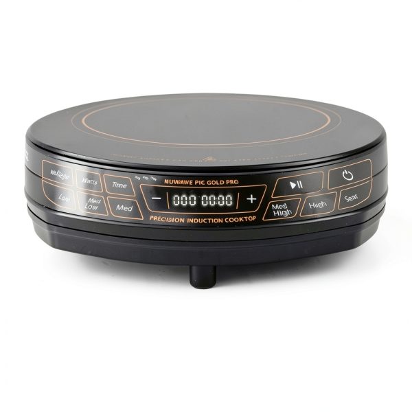 Nuwave Gold Pro Induction Cooktop, 12" Ceramic Glass, Touch Screen,-3